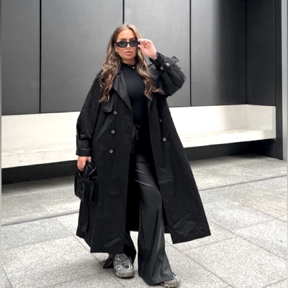 Gucci Black Designer Coat